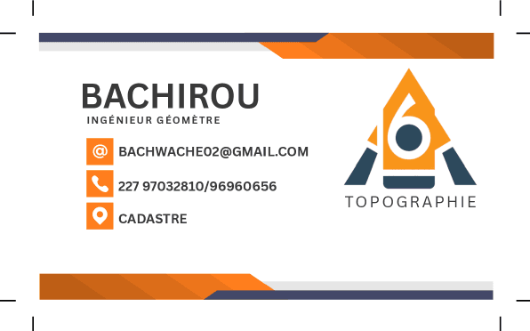 Carte de visite — Ingénieur Bachirou